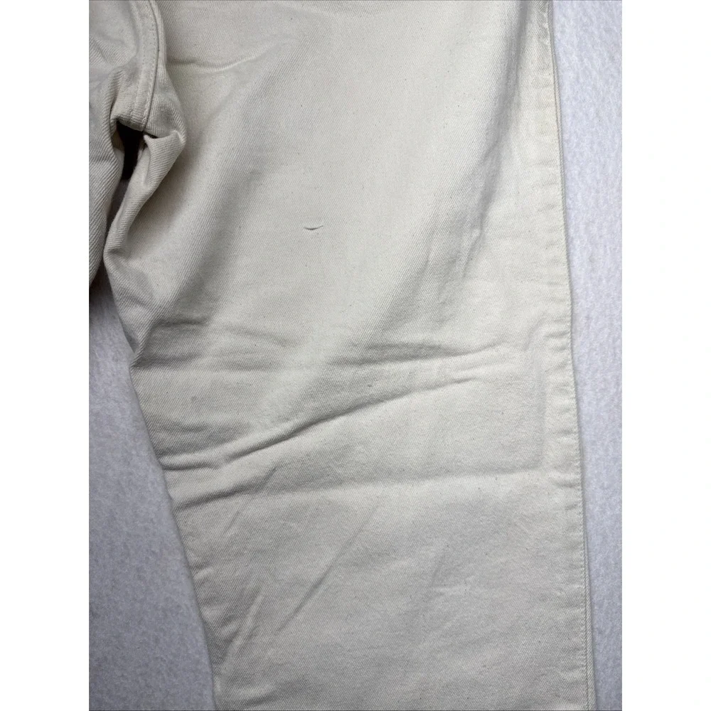 Levis Strauss White Jeans VTG 80/90s Leather Tab 549 42x32